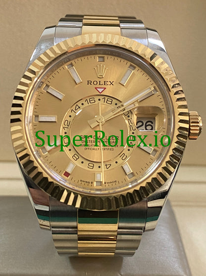 Sky-Dweller 42mm Yellow Rolesor Ref.336933