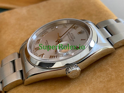 Datejust 36 Steel Silver Roman Dial Ref.16200
