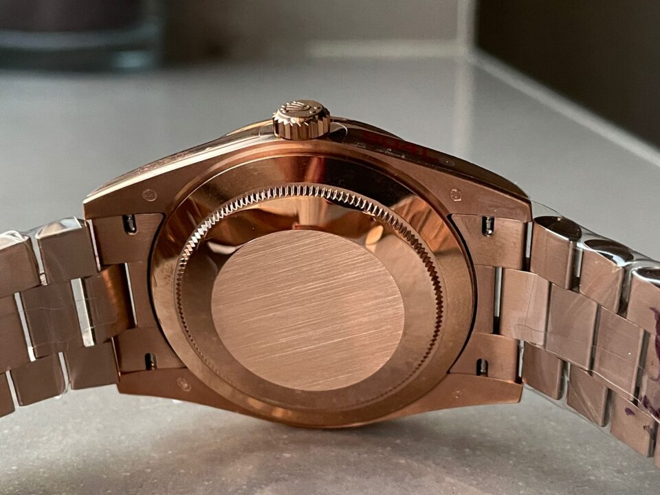 GMF Factory 1:1 Day-Date 40mm 228235 904L RG Fluted Bezel Rose Gold Dial