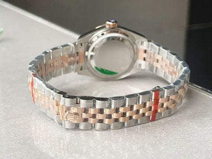 KZF Factory 1:1 Datejust 28mm 904L RG/SS Brown Dial A2671