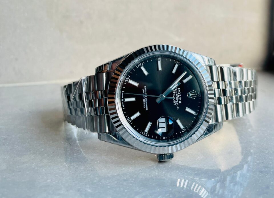 VS Factory 1:1 DateJust 41 SS Best Edition 904L Steel Black Dial