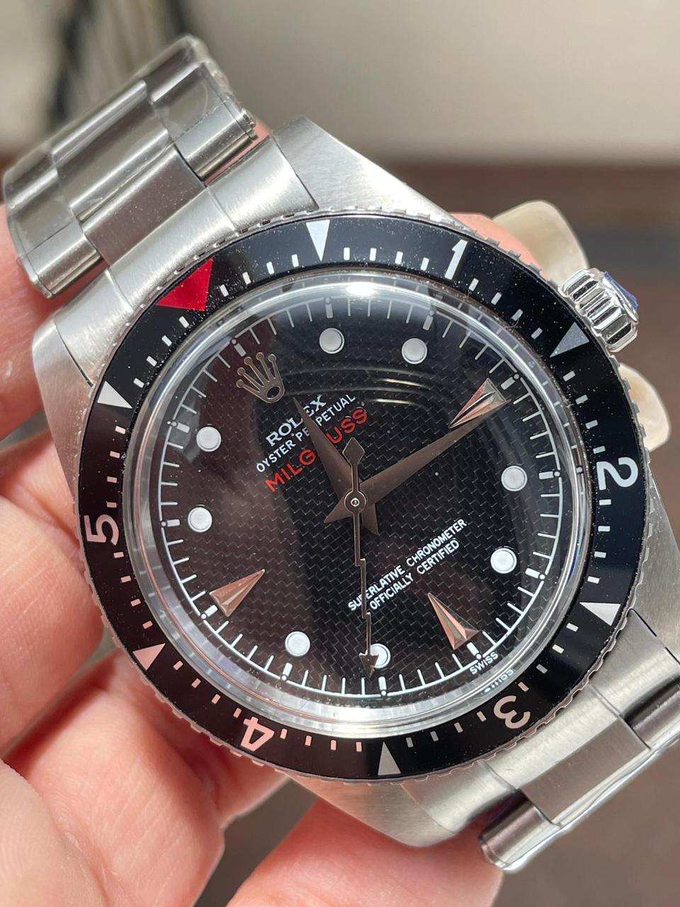 VINTAGE Milgauss 6541 PT Edition Black Dial on Rivet Bracelet