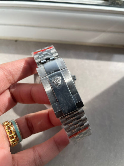 VSF Factory 1:1 DateJust 41 SS Best Edition 904L Steel Blue Textured Dial