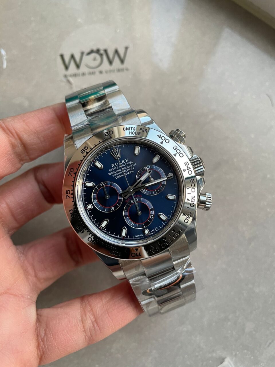 BTF factory 1:1 Daytona 116509 Best Edition 904L SS Case and Bracelet Blue Dial SA4130