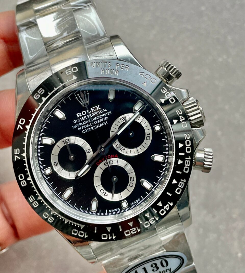 Daytona 116500 DAYTONA 1:1 Best Edition CF 904L SS Case and Black Dial SA4130