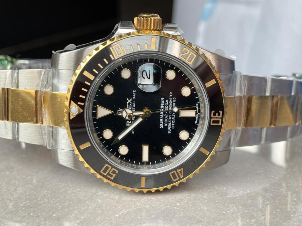 VSF FACTORY 1:1 Submariner 116613 LN SS/YG Best Edition Black Ceramic 904L Steel VS3135