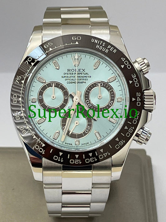 Platinum Cosmograph Daytona 40 Ice Blue Dial Ref.116506