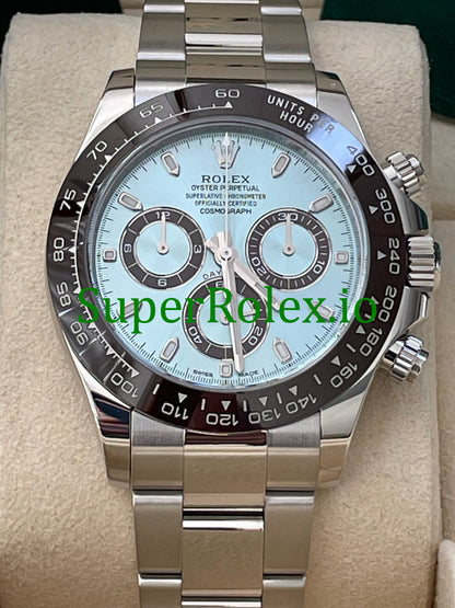Platinum Cosmograph Daytona 40 Ice Blue Dial Ref.116506