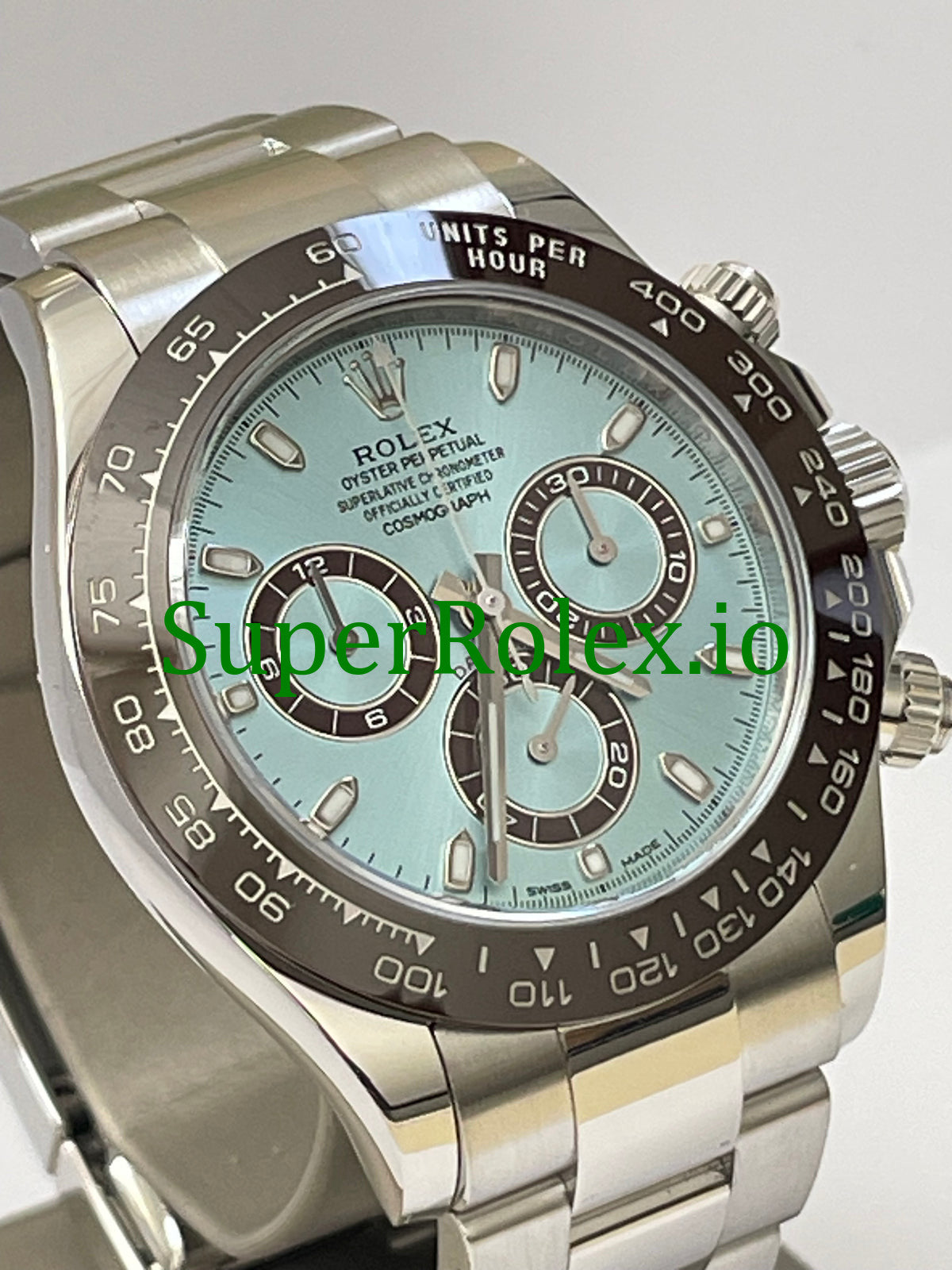 Platinum Cosmograph Daytona 40 Ice Blue Dial Ref.116506