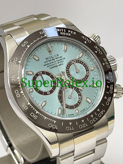 Platinum Cosmograph Daytona 40 Ice Blue Dial Ref.116506