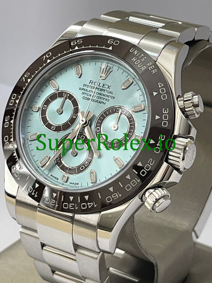 Platinum Cosmograph Daytona 40 Ice Blue Dial Ref.116506