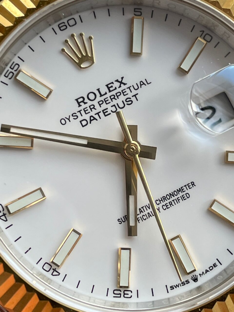 EW Factory 1:1 DateJust 41 126333 SS/YG Best Edition 904L Steel White Stick Dial