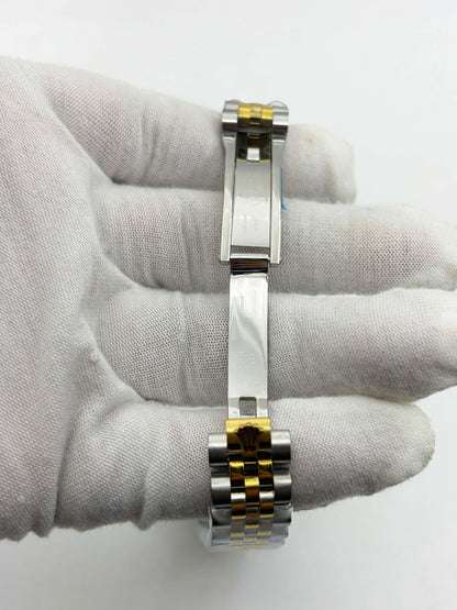 Datejust 31 Steel and Yellow Gold Black Index Dial Ref.178273
