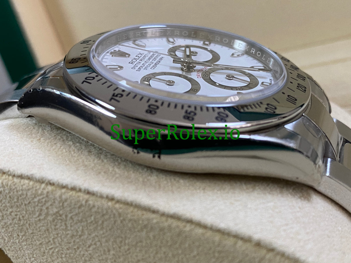 Cosmograph Daytona 40 Steel White Index Dial Ref.116520