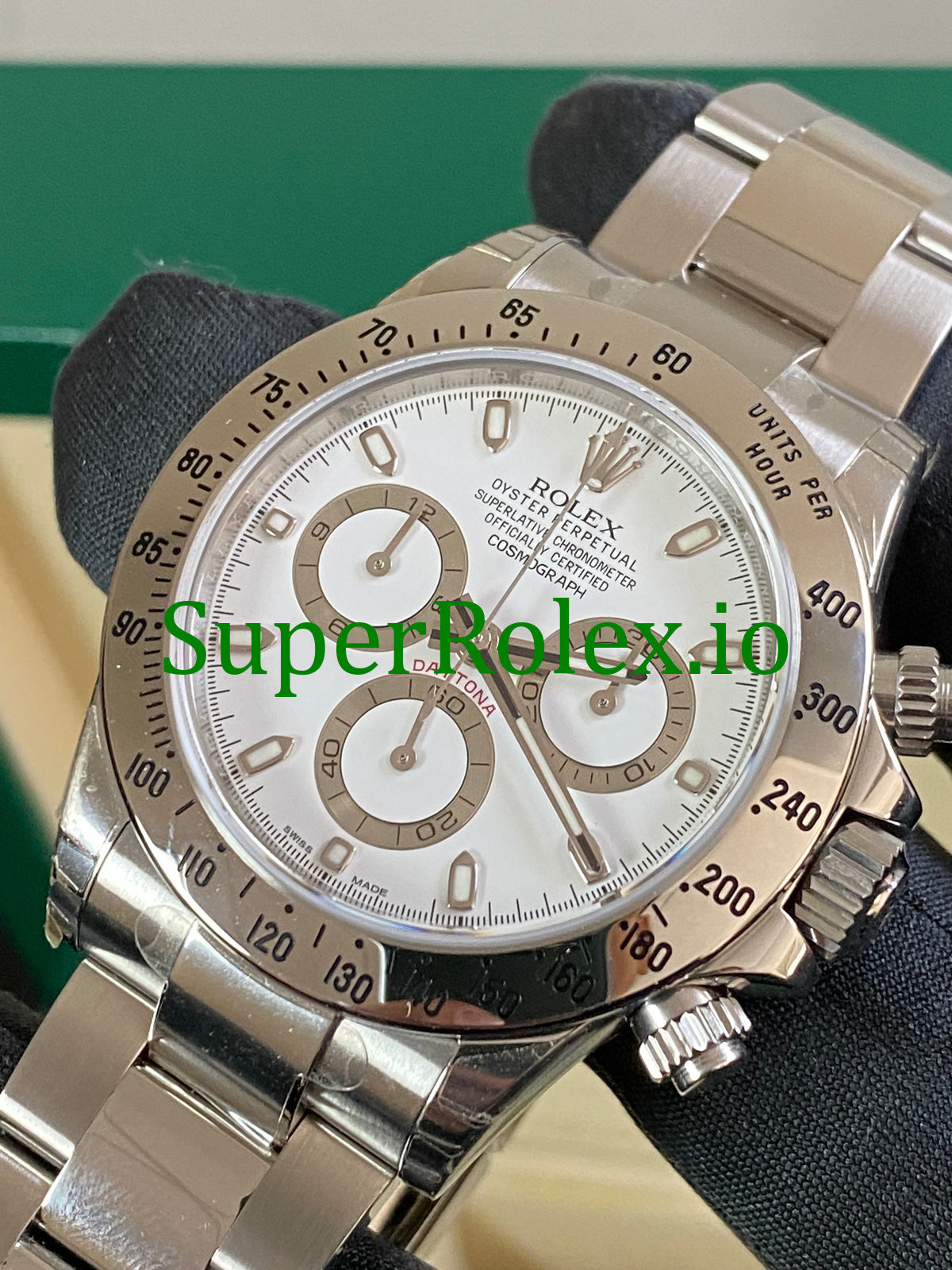 Cosmograph Daytona 40 Steel White Index Dial Ref.116520