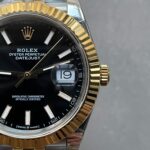 DateJust 41 126333 904L SS/YG GMF V2 1:1 Best Edition Black Dial On Jubilee Bracelet with Tungsten steel VR3235