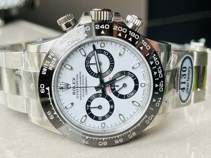 CLEAN FACTORY 1:1 Daytona 116500 PANDA Best Edition CF 904L SS Case and Bracelet White Dial