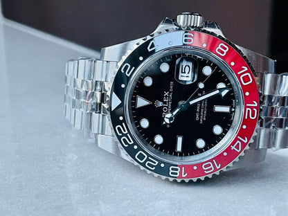 GMF Factory 1:1 GMT Master II 16710 V5 COLA 904L SS 1:1 RED BLACK Bezel Best Edition