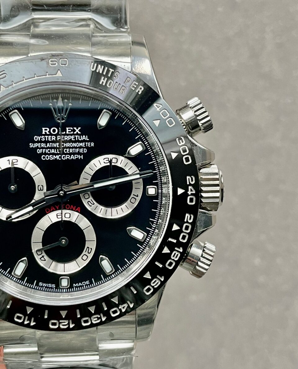 Daytona 116500 DAYTONA 1:1 Best Edition CF 904L SS Case and Black Dial SA4130