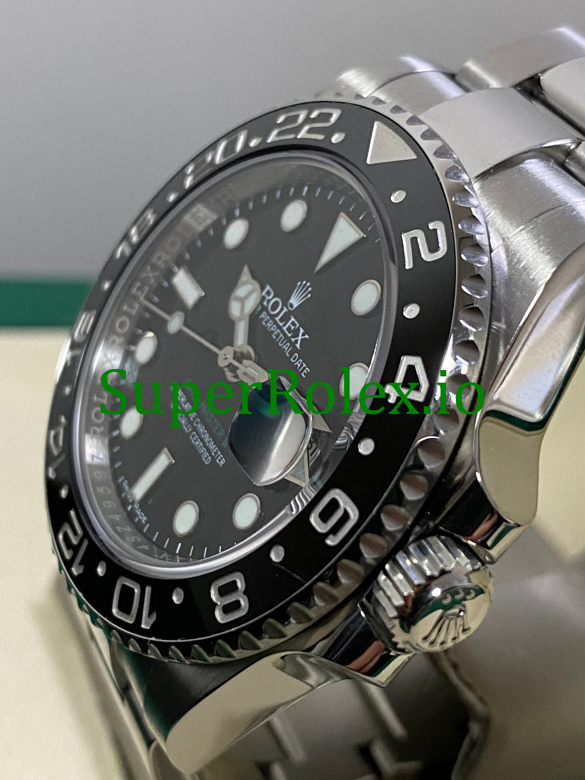 GMT-Master II 40mm Steel Oyster Ref.116710LN - Black Dial