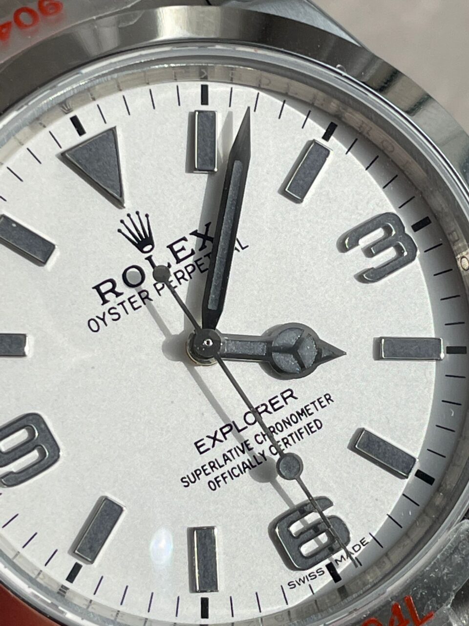 JDF Factory 1:1 Explorer 124270 36mm 904L Steel Best Edition White Dial VR3230