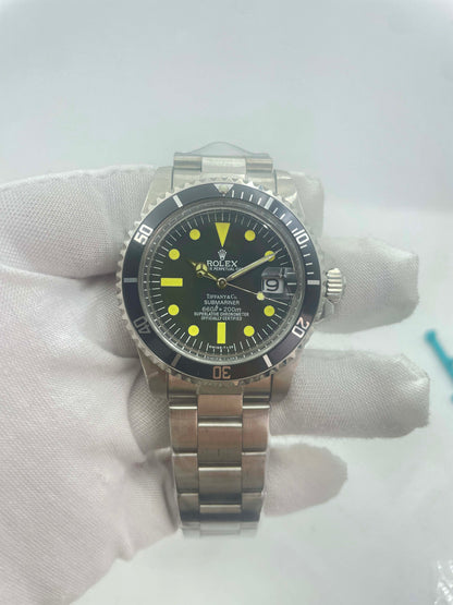 Vintage Submariner Date Tiffany & Co 16610A30B9315 Black dial with SS bracelet