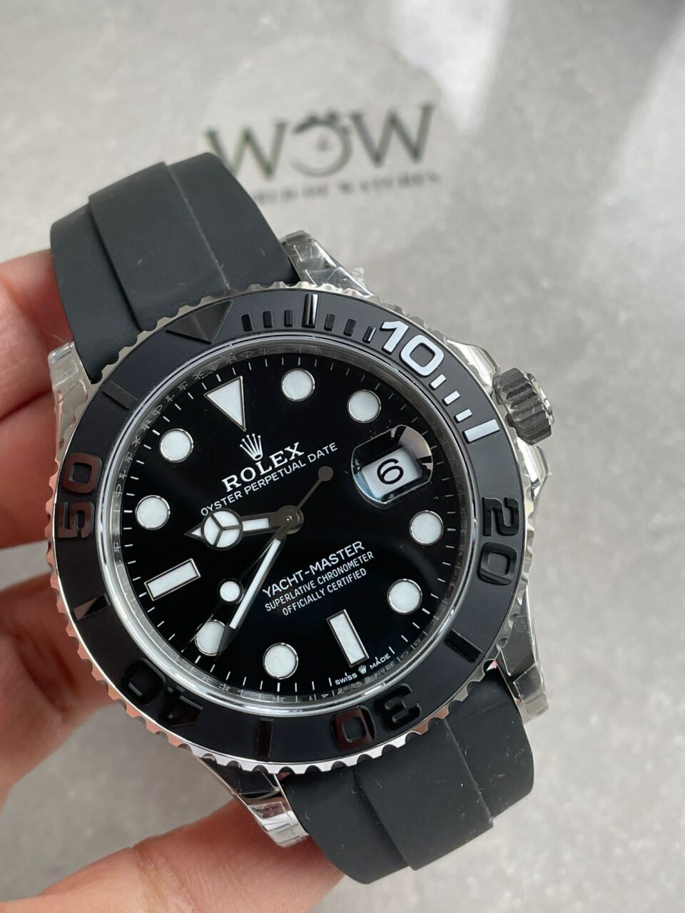 VSF FACTORY 1:1 Yacht-Master 41mm 226659 Best Edition 3D Black Dial SS case Black Ceramic Bezel VS3235