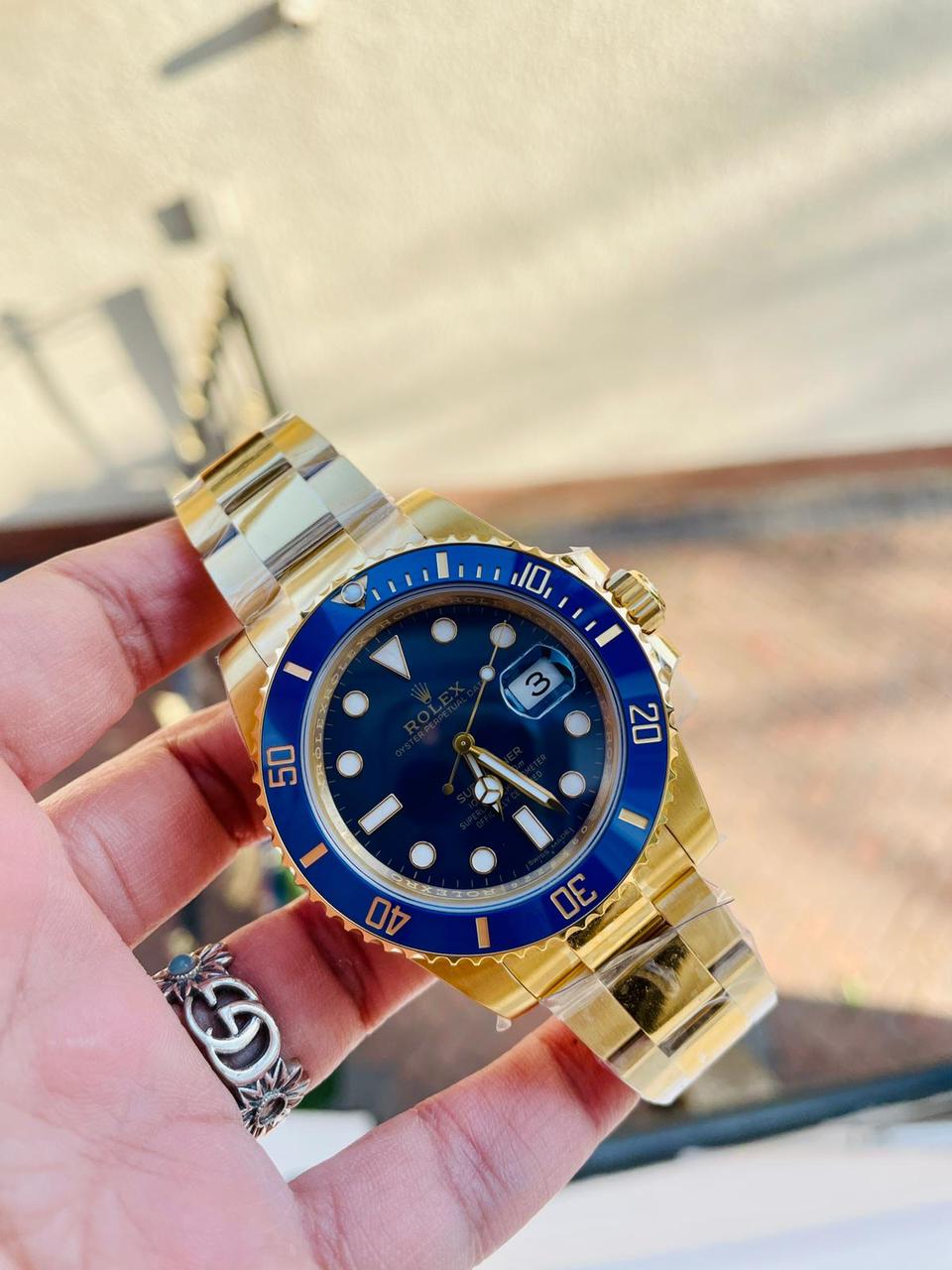 VSF FACTORY 1:1 Submariner 116618 LB Best Edition Blue Ceramic YG Plated 904L Steel VS3135