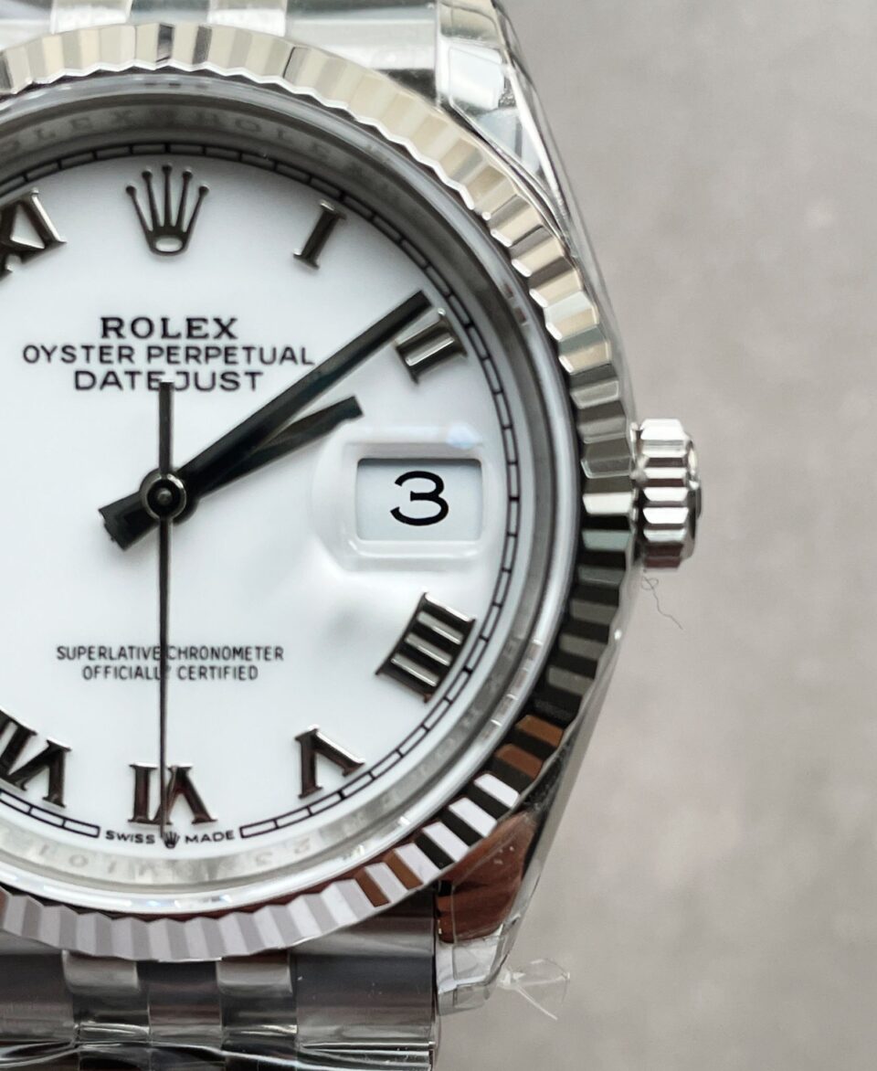 VSF Factory 1:1 Datejust 41mm 16030 Roman markers White dial VS3235