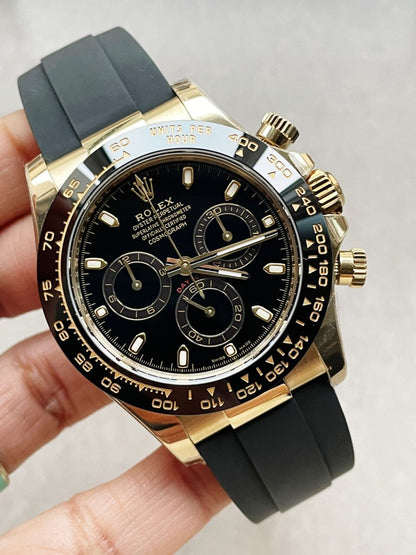 BTF Factory 1:1 Daytona 116518 Best Edition 904L Steel Black Dial A4130