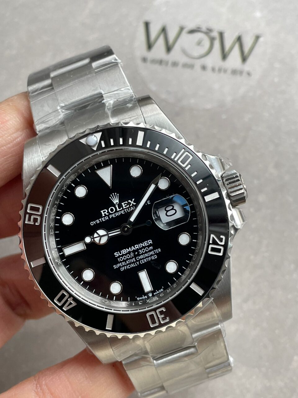 VSF FACTORY 1:1 SUBMARINER SUB DATE SUBMARINER 41MM 126610 LN BEST EDITION BLACK CERAMIC 904L STEEL VS3235