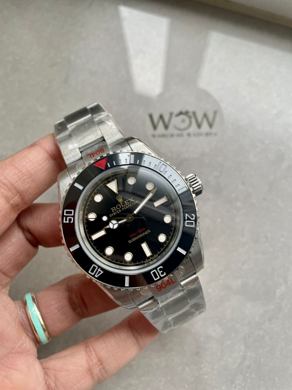 GMF FACTORY 1:1 Submariner “Tempus Machine Red Depth 216A” 904L SS Black Dial A3130