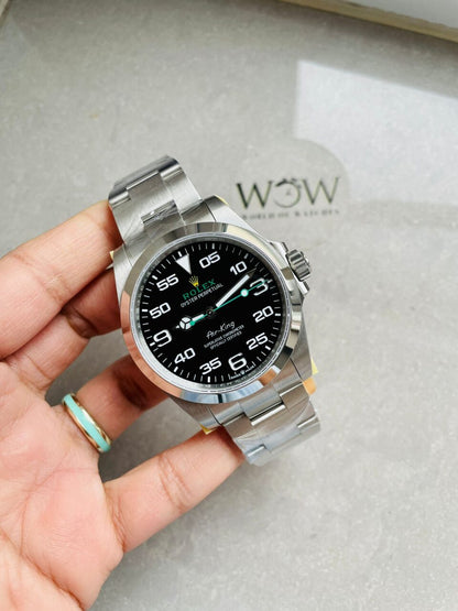 JVSF Factory 1:1 Air-King 40mm 126900 904L SS Black Dial VR3230
