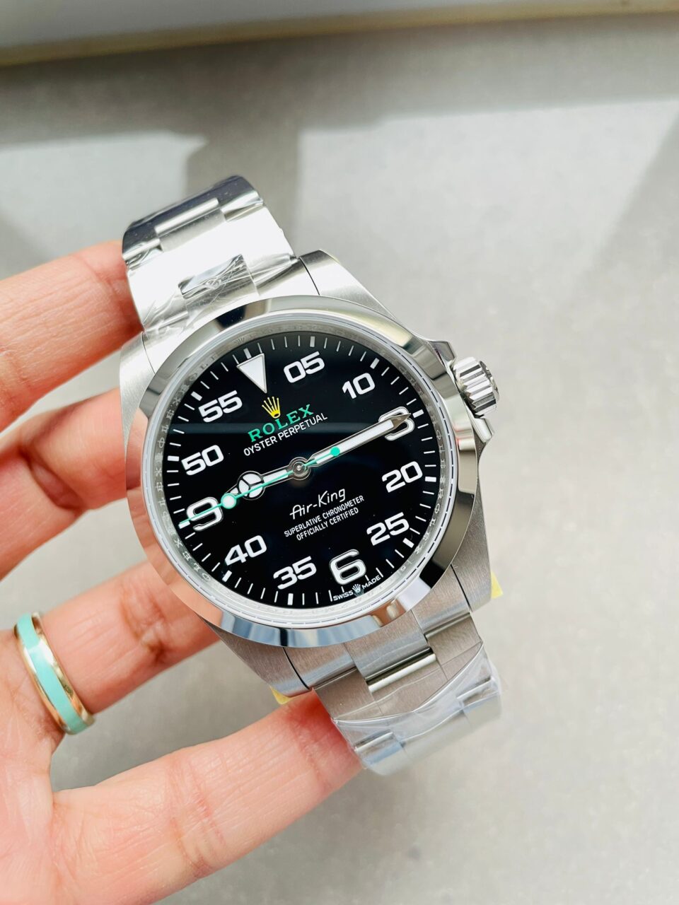 JVSF Factory 1:1 Air-King 40mm 126900 904L SS Black Dial VR3230