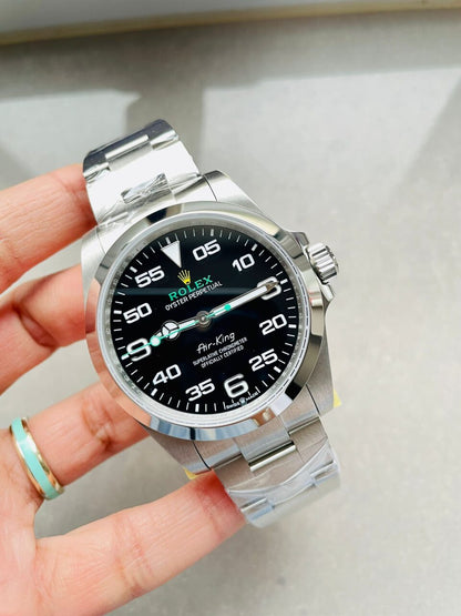 JVSF Factory 1:1 Air-King 40mm 126900 904L SS Black Dial VR3230