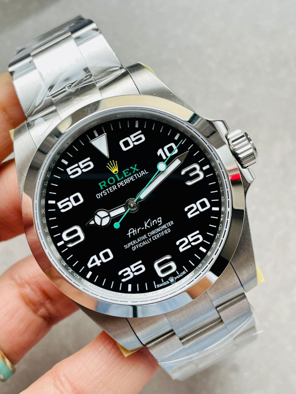 JVSF Factory 1:1 Air-King 40mm 126900 904L SS Black Dial VR3230