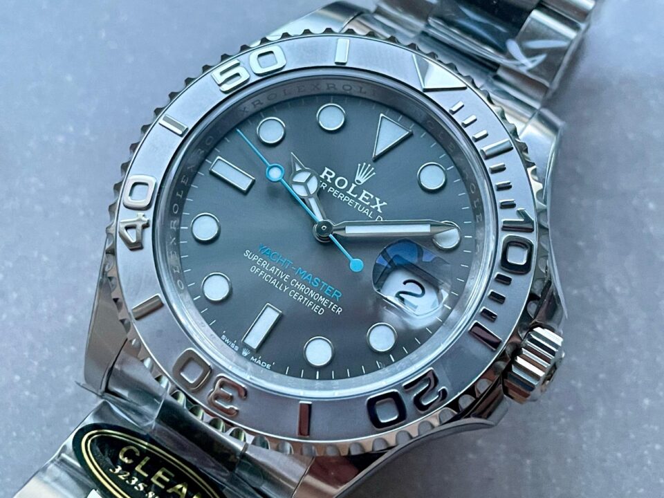CLEAN FACTORY 1:1 Yacht-Master 126622 904L Steel Best Edition Rhodium Dial on SS Bracelet VR3235