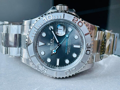 CLEAN FACTORY 1:1 Yacht-Master 126622 904L Steel Best Edition Rhodium Dial on SS Bracelet VR3235