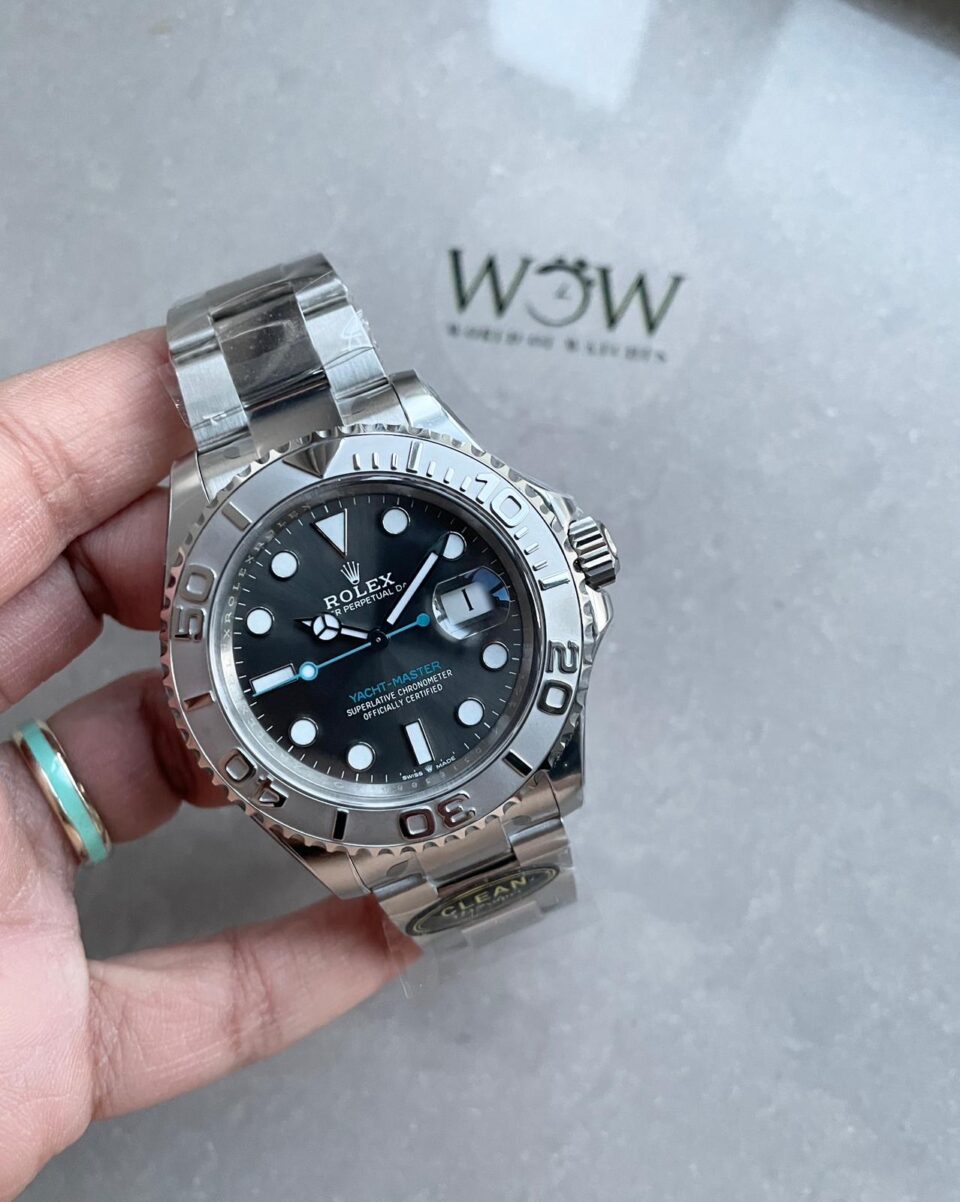CLEAN FACTORY 1:1 Yacht-Master 126622 904L Steel Best Edition Rhodium Dial on SS Bracelet VR3235