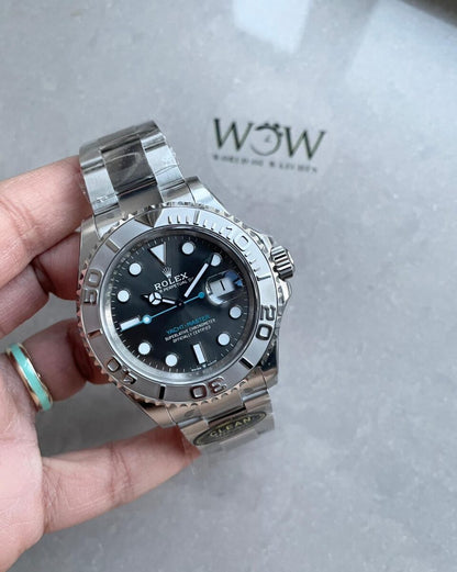 CLEAN FACTORY 1:1 Yacht-Master 126622 904L Steel Best Edition Rhodium Dial on SS Bracelet VR3235