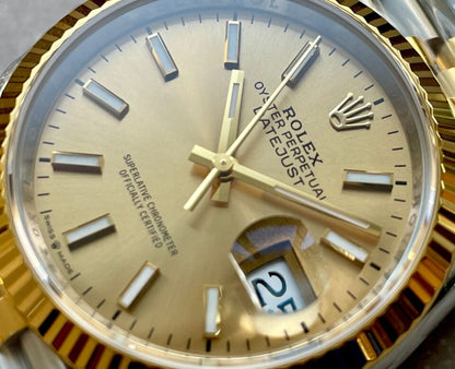 VSF Factory 1:1 Best DateJust 36 SS 126233 Edition 904L Steel YG Stick Dial VS3235