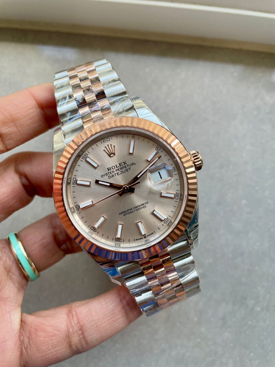 VSF Factory 1:1 DateJust 41 126331 904L SS/RG Best Edition Champagne Gold Dial VS3235