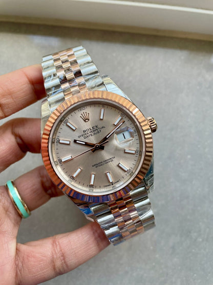 VSF Factory 1:1 DateJust 41 126331 904L SS/RG Best Edition Champagne Gold Dial VS3235