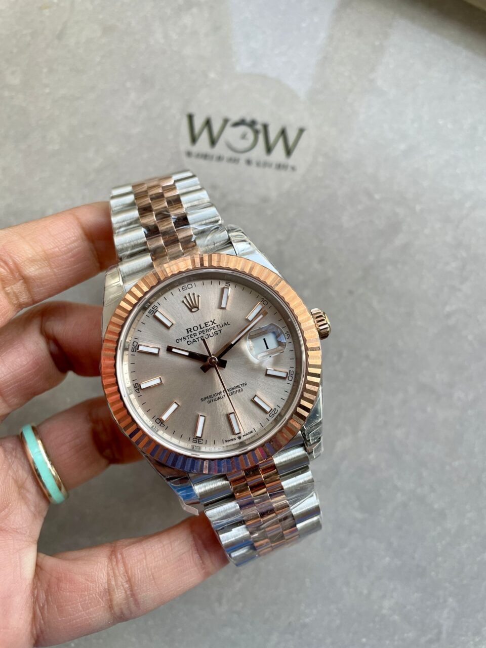 VSF Factory 1:1 DateJust 41 126331 904L SS/RG Best Edition Champagne Gold Dial VS3235