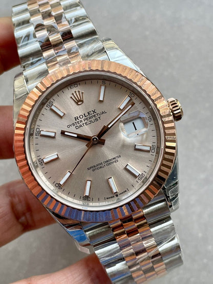 VSF Factory 1:1 DateJust 41 126331 904L SS/RG Best Edition Champagne Gold Dial VS3235