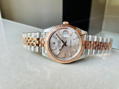 VSF Factory 1:1 DateJust 41 126331 904L SS/RG Best Edition Champagne Gold Dial VS3235