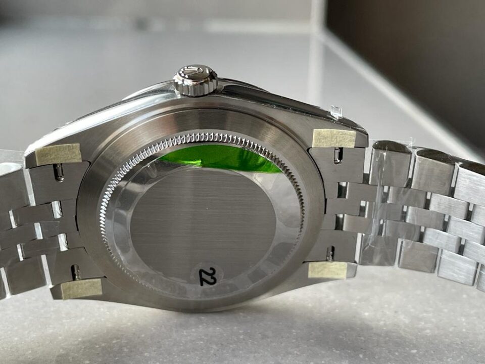 VSF Factory 1:1 Datejust 41mm 126334 904L SS Fluted Bezel Patterned Green MOTIF Dial VS3235