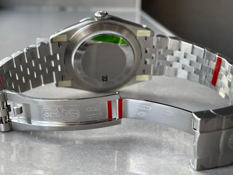 VSF Factory 1:1 Datejust 41mm 126334 904L SS Fluted Bezel Patterned Green MOTIF Dial VS3235