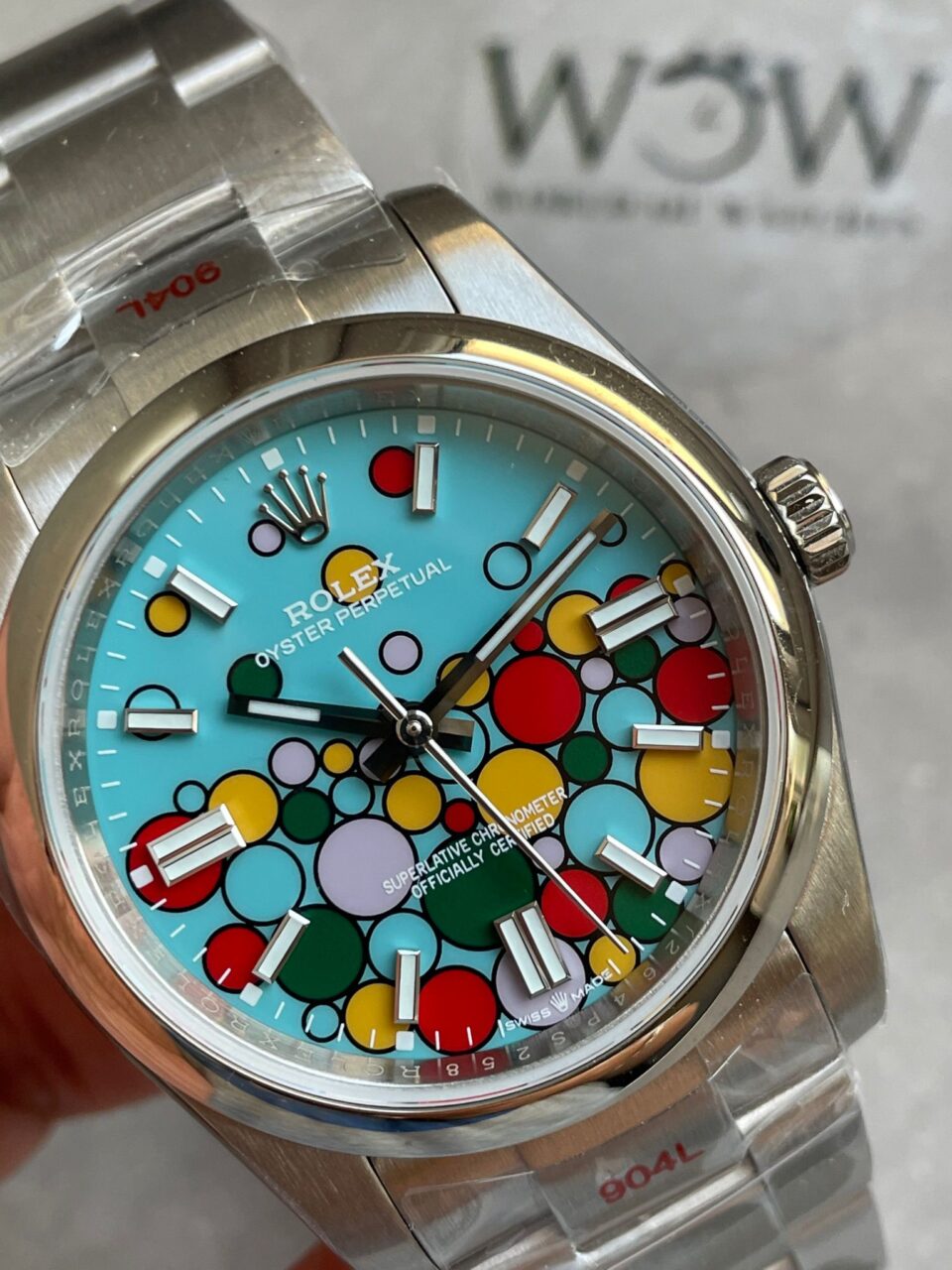 KRF Factory 1:1 Oyster Perpetual 36 126000 904L SS Bubble Dial A2824
