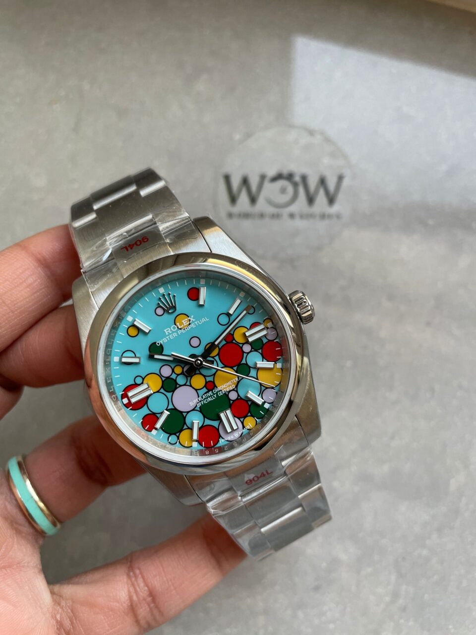 KRF Factory 1:1 Oyster Perpetual 36 126000 904L SS Bubble Dial A2824